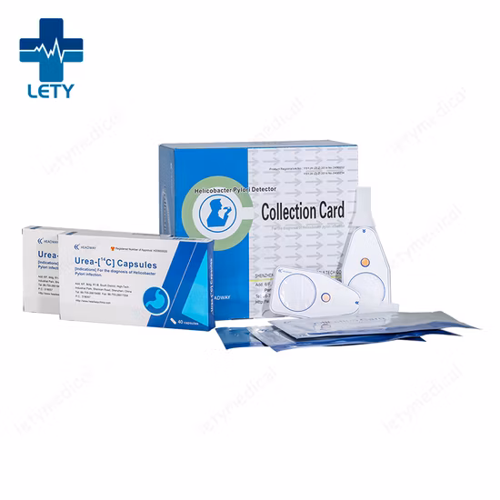 14c Urea Breath Test Kit C14 H. Pylori Detector Hubt-20p Breath Test Detector